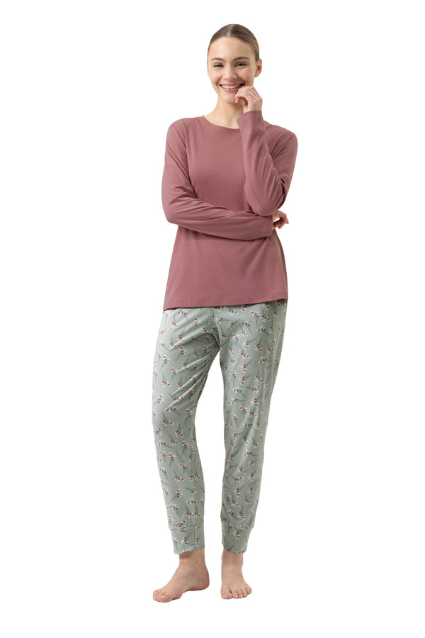 Mey Serie Blooming Buds Pyjama 7/8 Length, Long Sleeve